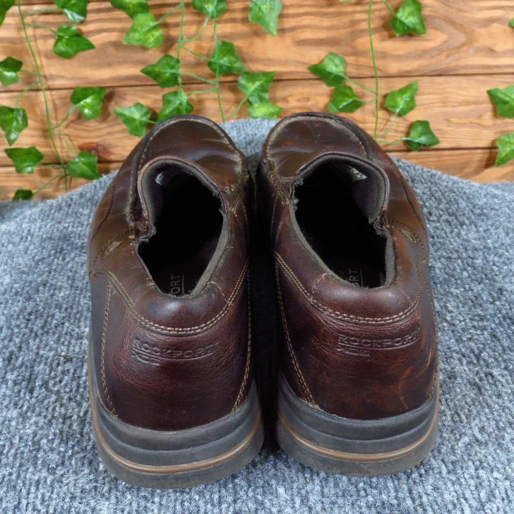 Rockport City Play Eberdon XCS Men‎ Casual Slip On Loafer 9.5 Brown Leather